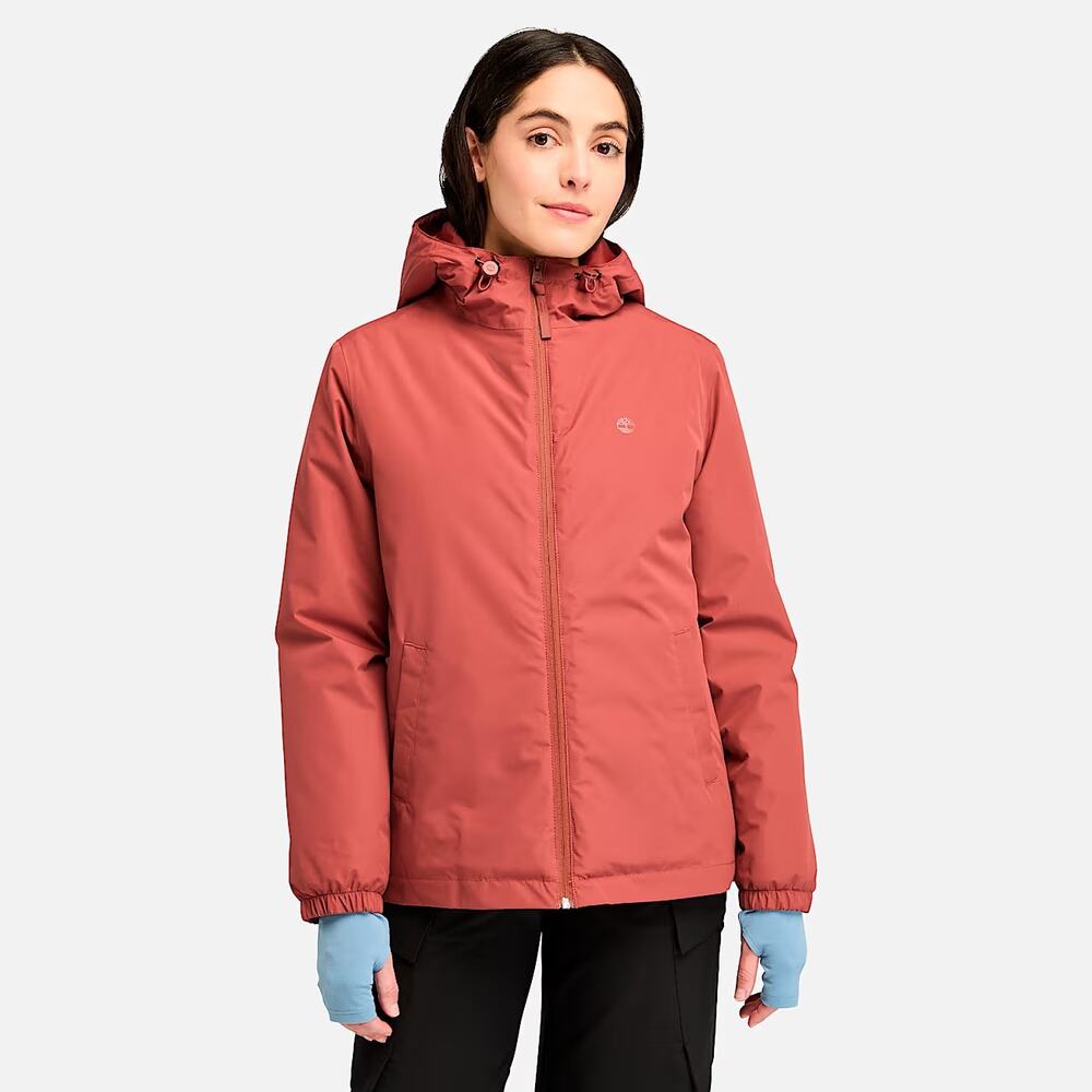 Timberland Women's Sz XL Winter Jacket Water Resistant Insulated Parka Coat Hood
